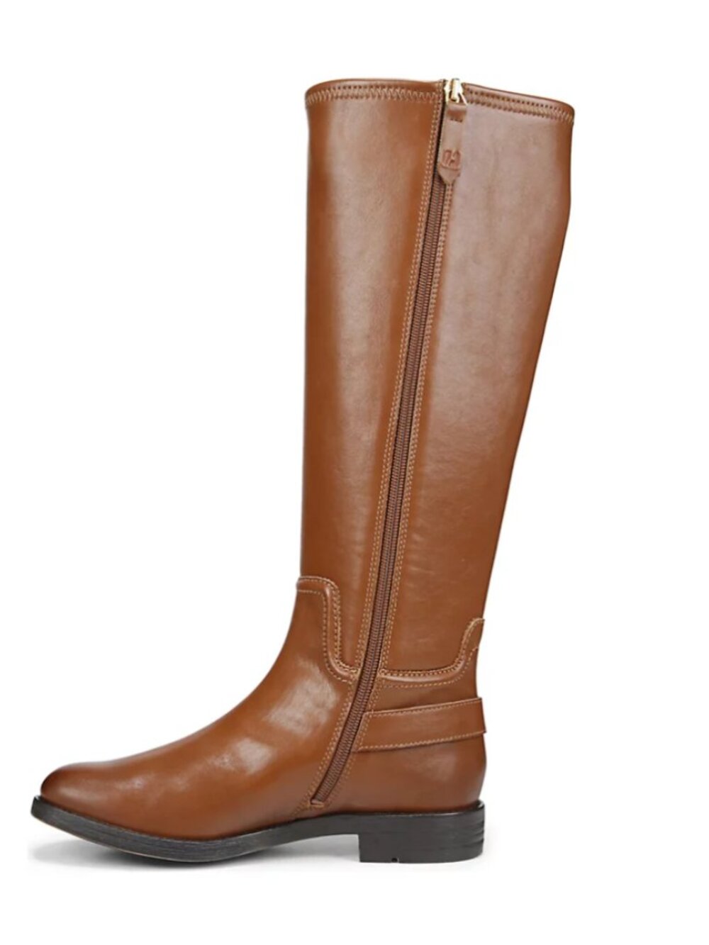 NIB Franco Sarto Cognac Wide Calf Merina Knee‑High Riding Boots 7.5 Equestrian - Picture 2 of 14